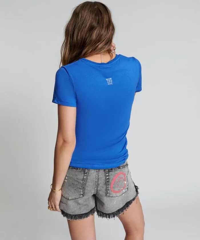 Women WELCOME TO REALITY FITTED TEE One Teaspoon Tees and Tanks Women WELCOME TO REALITY FITTED TEE One Teaspoon Tees and Tanks
