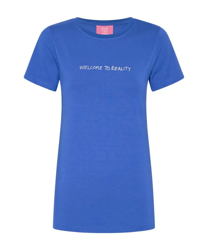 Women WELCOME TO REALITY FITTED TEE One Teaspoon Tees and Tanks Women WELCOME TO REALITY FITTED TEE One Teaspoon Tees and Tanks