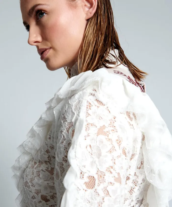 Women WHITE AWAKENED SPIRIT TOP One Teaspoon Tops