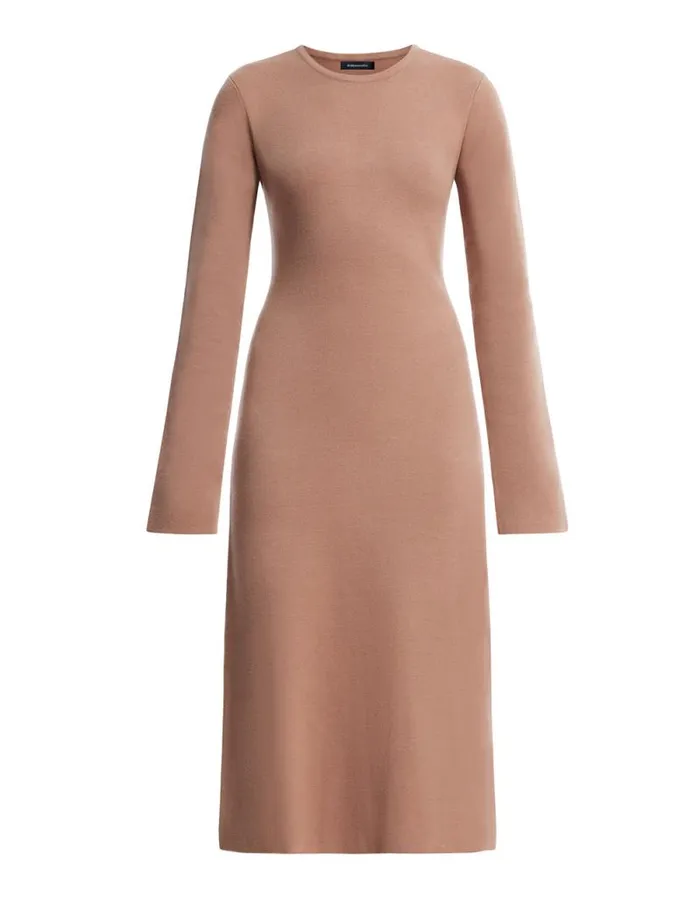 Women Wilbur Long Sleeve Knit Dress Camel BCBG Dresses Women Wilbur Long Sleeve Knit Dress Camel BCBG Dresses