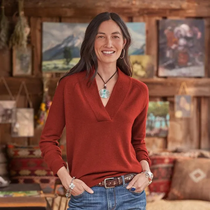 Women Zadie Cashmere Sweater Dark Chocolate Sundance Catalog Sweaters Women Zadie Cashmere Sweater Dark Chocolate Sundance Catalog Sweaters