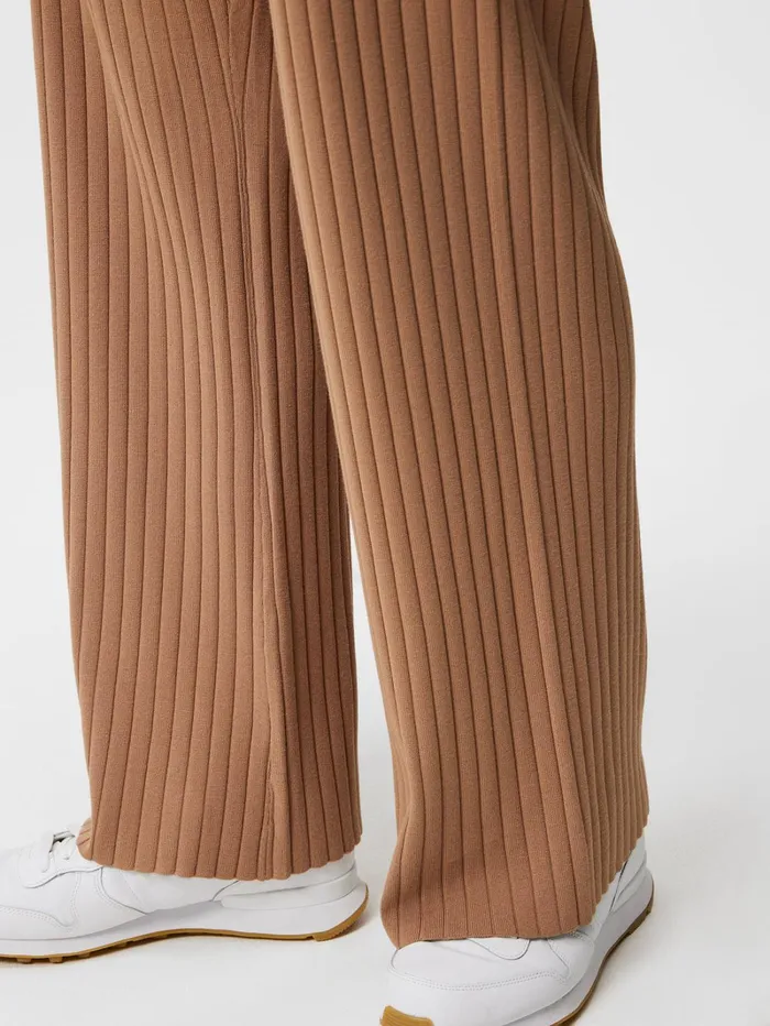 Women Zania Knitted Pant Tiger Brown JLindeberg Trousers Women Zania Knitted Pant Tiger Brown JLindeberg Trousers