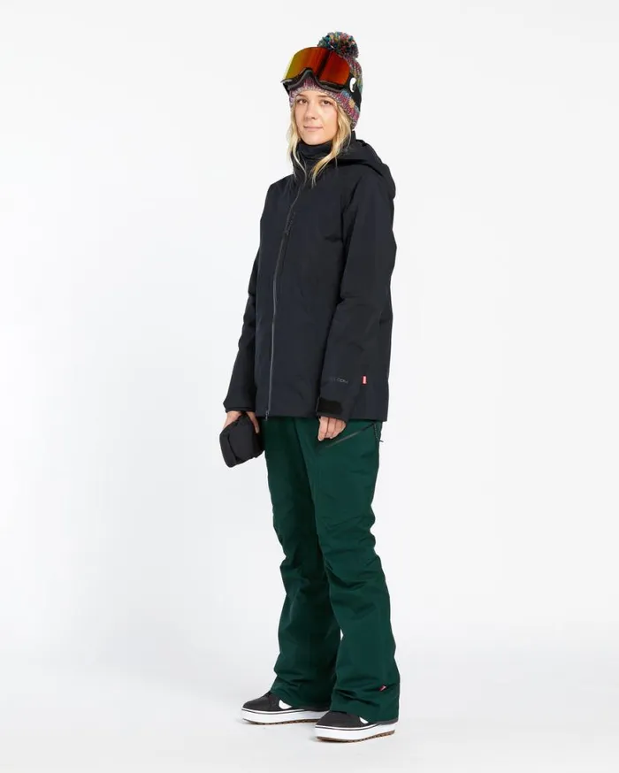 Womens 3D Stretch Gore Jacket 8211 Black Womens Volcom Jackets
