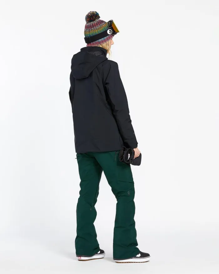 Womens 3D Stretch Gore Jacket 8211 Black Womens Volcom Jackets