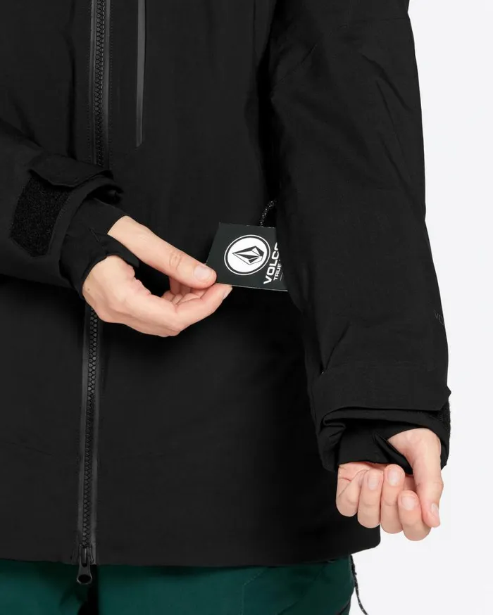 Womens 3D Stretch Gore Jacket 8211 Black Womens Volcom Jackets