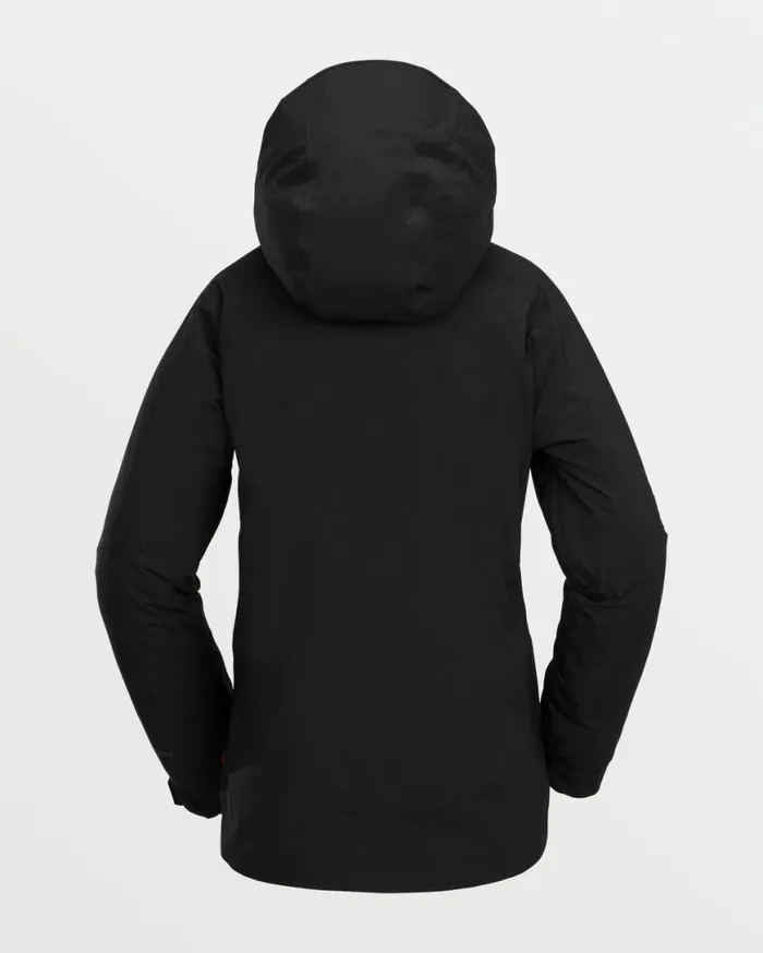 Womens 3D Stretch Gore Jacket 8211 Black Womens Volcom Jackets