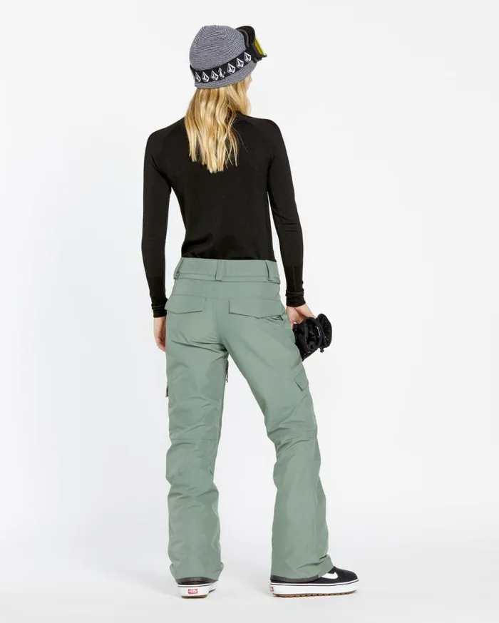 Womens Aston GoreTex Pants 8211 Lichen Green Womens Volcom Pants