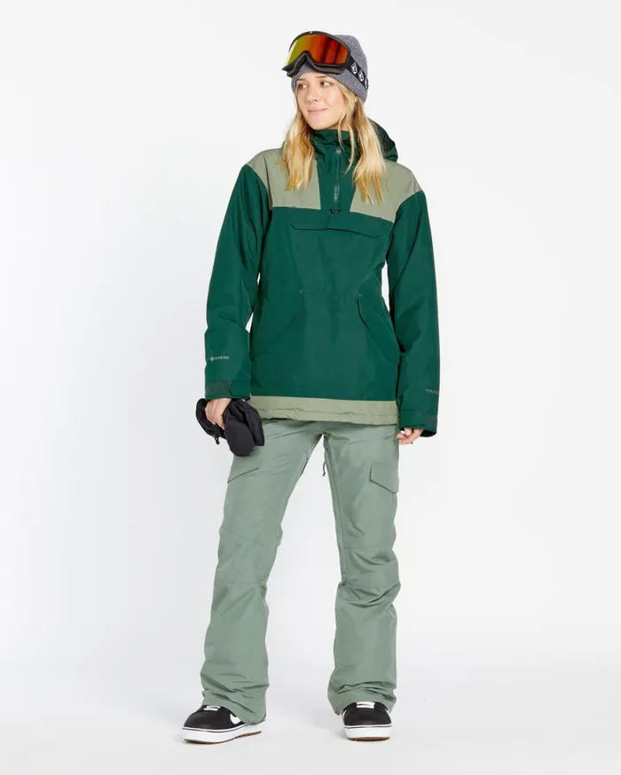 Womens Aston GoreTex Pants 8211 Lichen Green Womens Volcom Pants