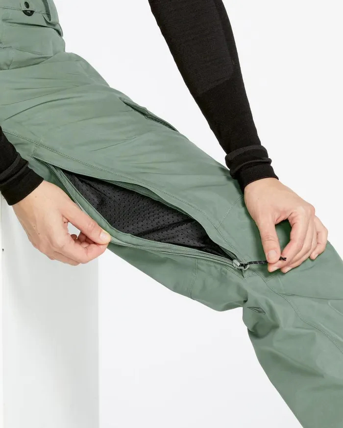 Womens Aston GoreTex Pants 8211 Lichen Green Womens Volcom Pants