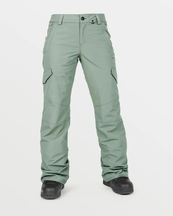 Womens Bridger Insulated Pants 8211 Lichen Green Womens Volcom Pants