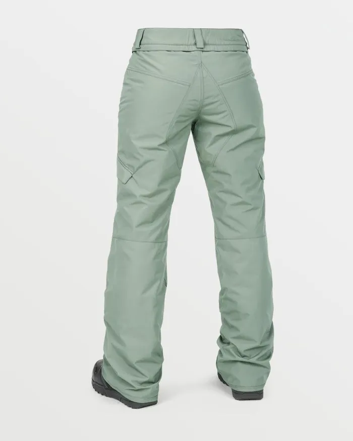 Womens Bridger Insulated Pants 8211 Lichen Green Womens Volcom Pants