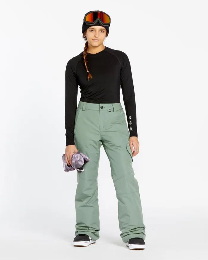Womens Bridger Insulated Pants 8211 Lichen Green Womens Volcom Pants