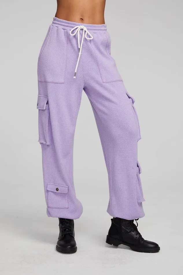 Womens Chaser Brand Bottoms Bily Digital Lavender Jogger