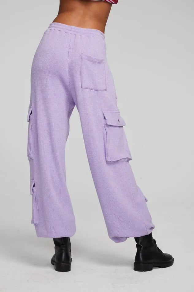 Womens Chaser Brand Bottoms Bily Digital Lavender Jogger