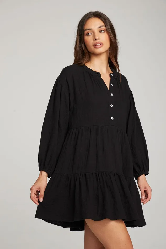 Womens Chaser Brand Dresses Magnolia Licorice Mini Dress