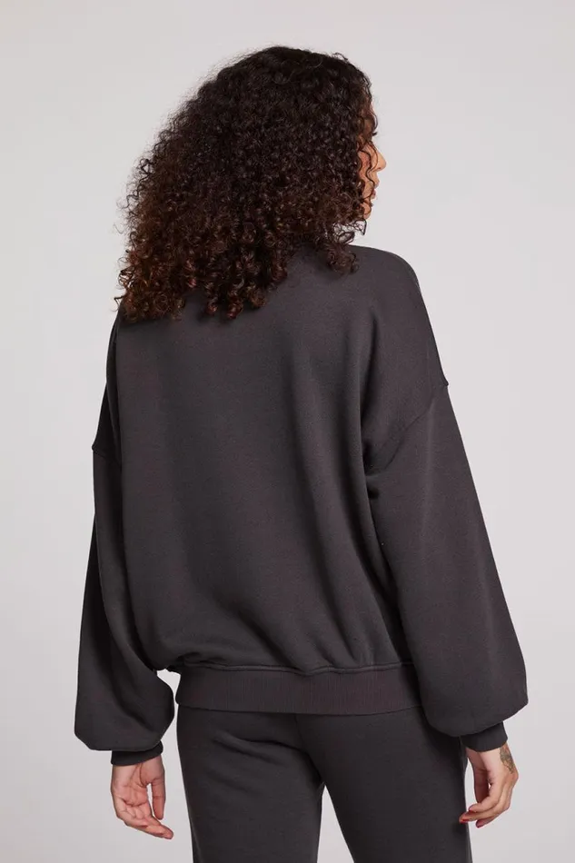 Womens Chaser Brand Tops Alonzo Licorice Pullover