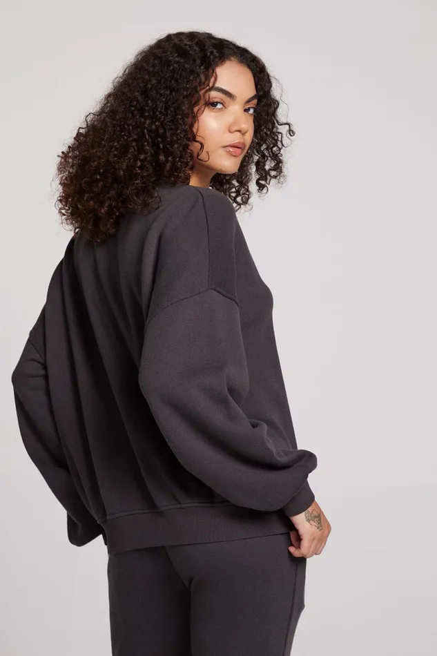 Womens Chaser Brand Tops Alonzo Licorice Pullover