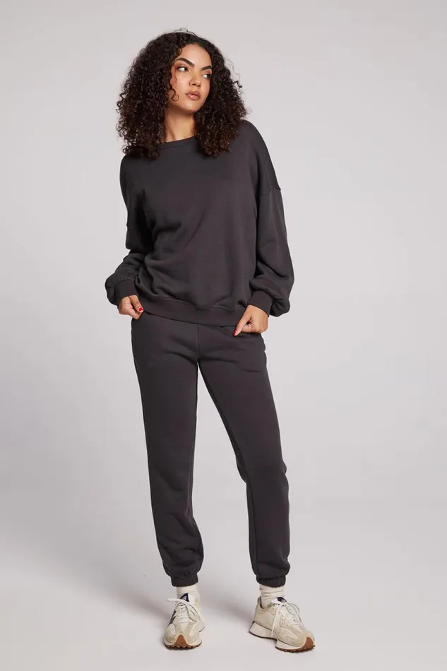 Womens Chaser Brand Tops Alonzo Licorice Pullover