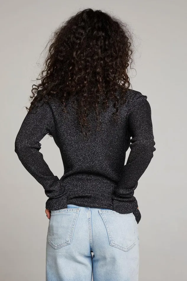 Womens Chaser Brand Tops Bloom Licorice Sweater