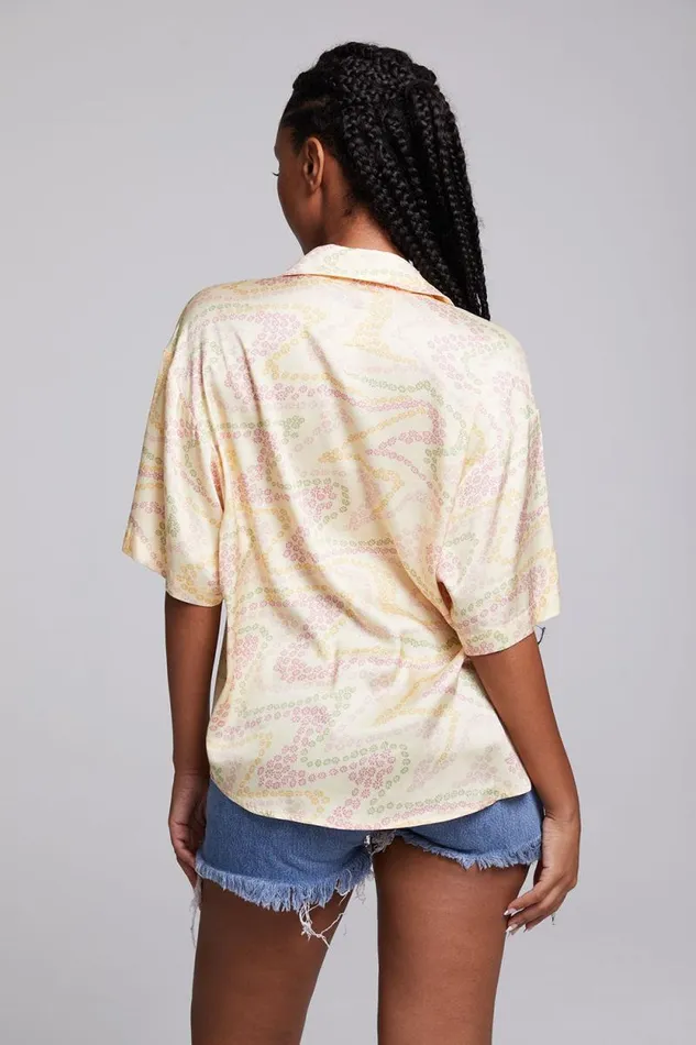 Womens Chaser Brand Tops Bocelli Vanilla Button Down