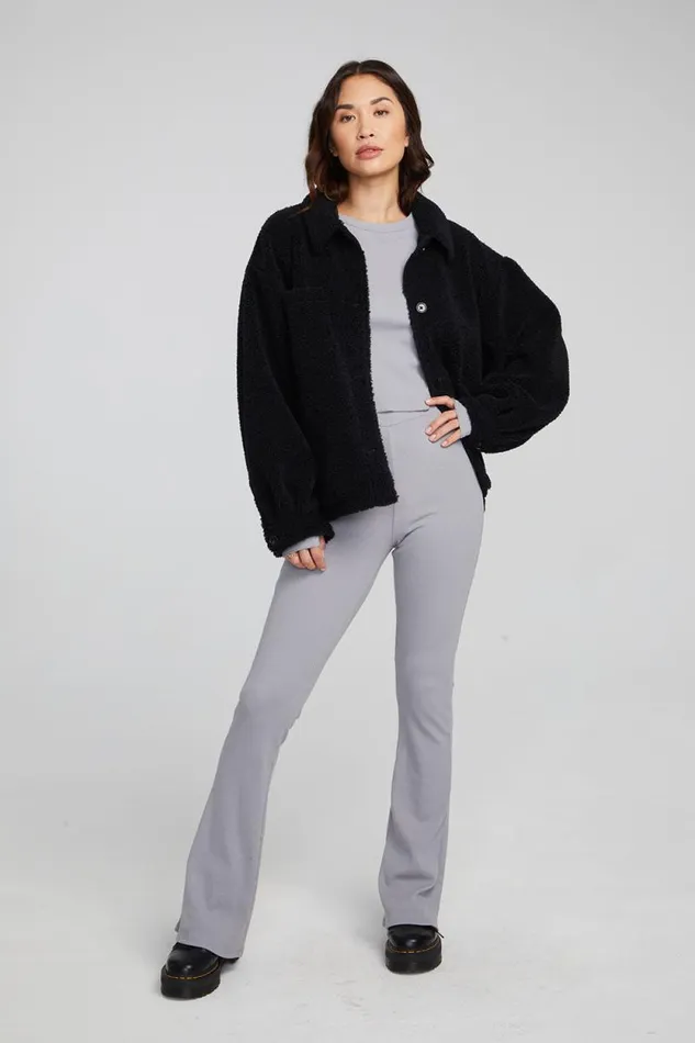 Womens Chaser Brand Tops Bolt Shadow Black Jacket
