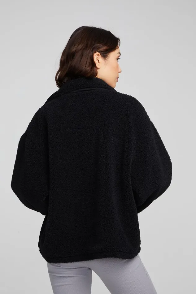 Womens Chaser Brand Tops Bolt Shadow Black Jacket