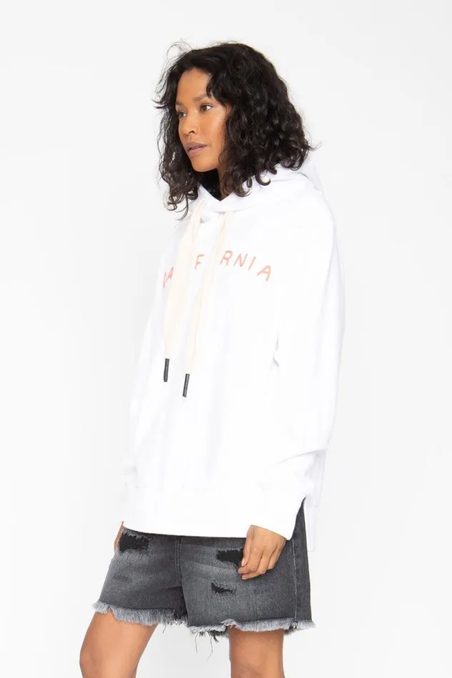 Womens Chaser Brand Tops California Oversized Pullover Hoodie