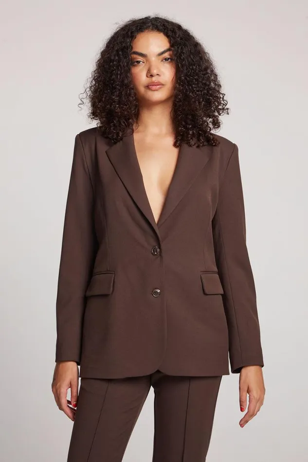 Womens Chaser Brand Tops Chalette Coco Brown Jacket