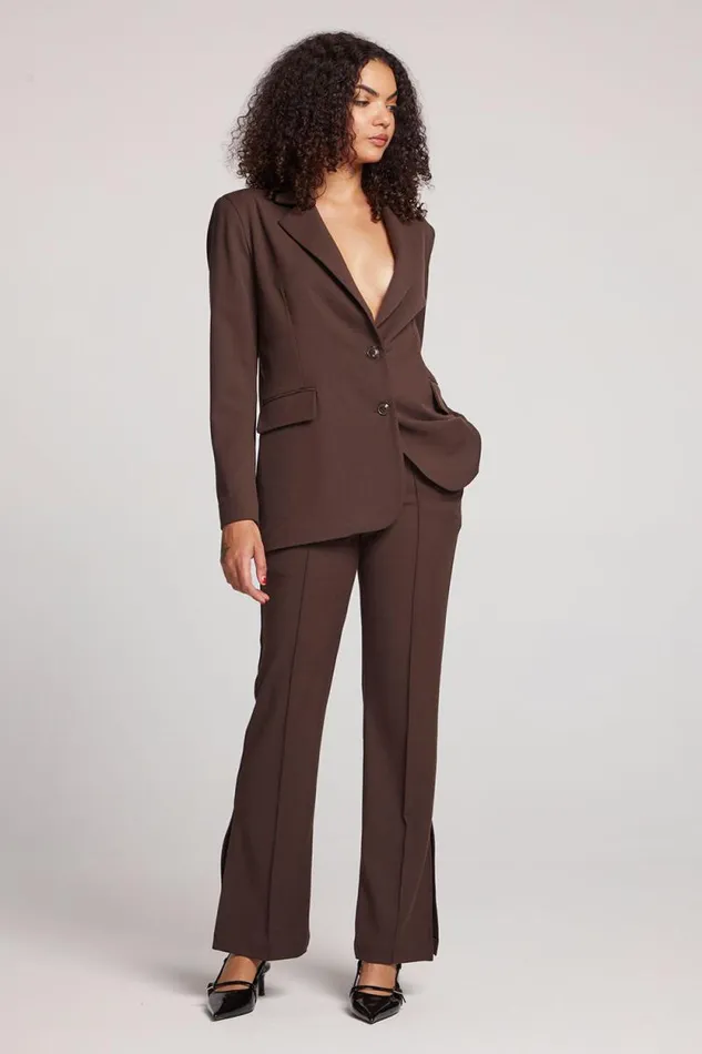 Womens Chaser Brand Tops Chalette Coco Brown Jacket