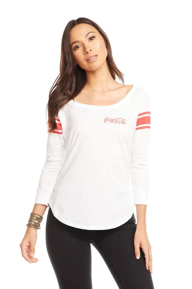 Womens Chaser Brand Tops Coca Cola 8211 Collegiate Coke