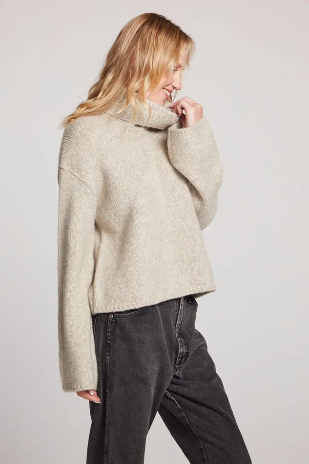 Womens Chaser Brand Tops Geenie Toasted Coconut Long Sleeve
