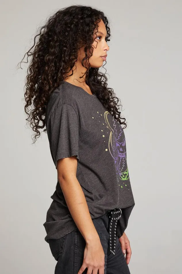 Womens Chaser Brand Tops Grateful Dead Stealies In Space Tee