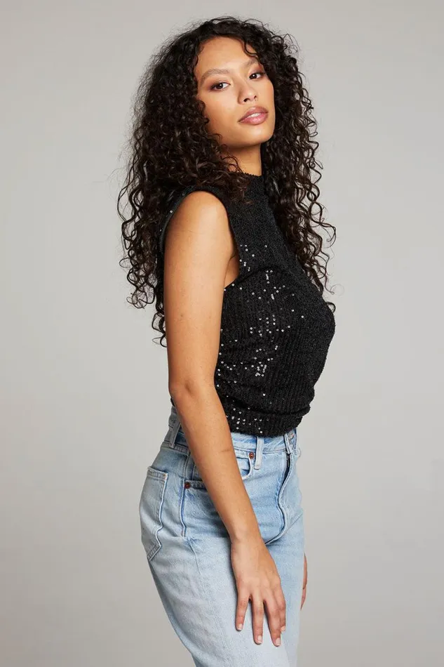 Womens Chaser Brand Tops Haileyy Licorice Tank Top