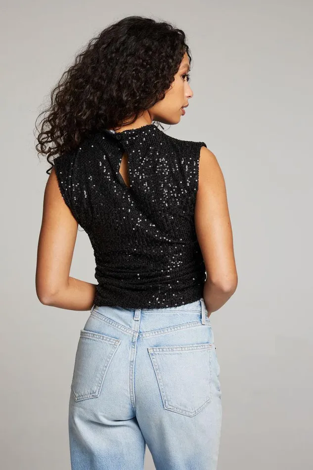 Womens Chaser Brand Tops Haileyy Licorice Tank Top