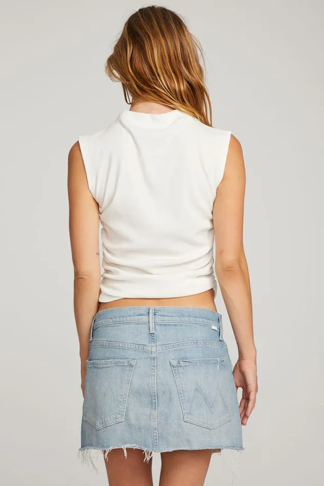 Womens Chaser Brand Tops Haileyy White Tank Top