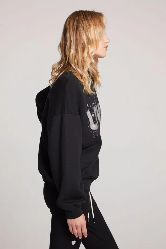 Womens Chaser Brand Tops Love Galaxy Long Sleeve