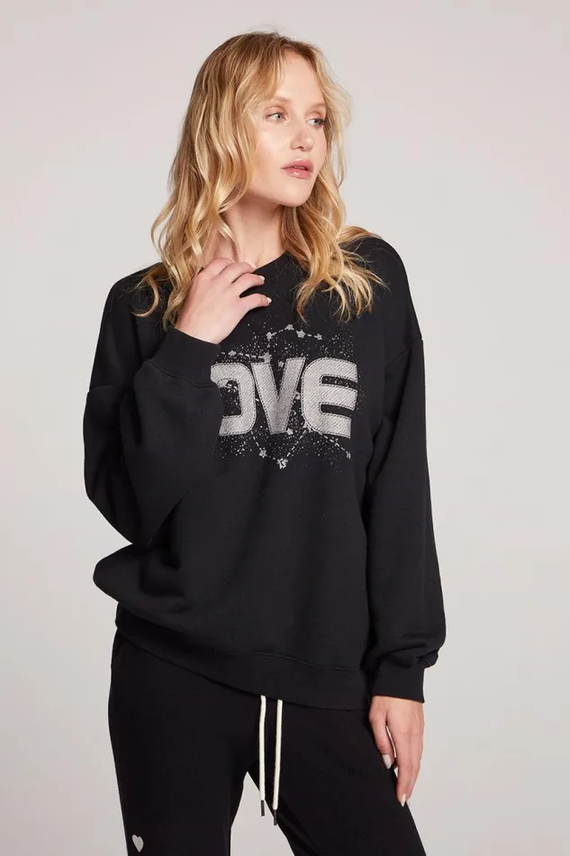 Womens Chaser Brand Tops Love Galaxy Long Sleeve