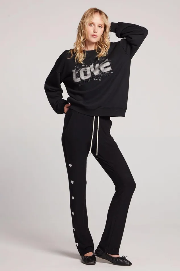 Womens Chaser Brand Tops Love Galaxy Long Sleeve