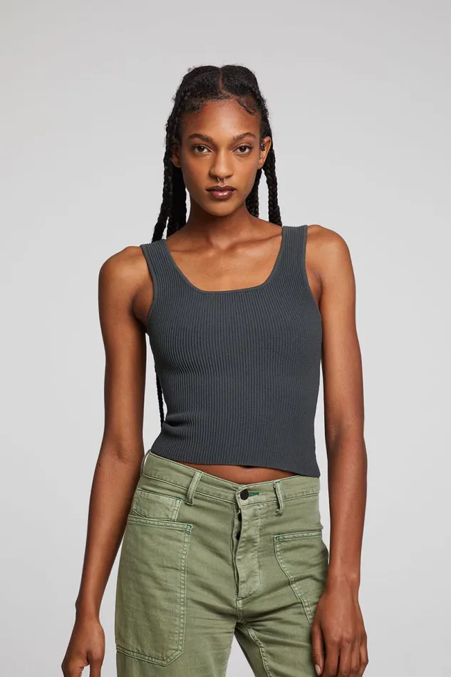 Womens Chaser Brand Tops Maizy Licorice Tank