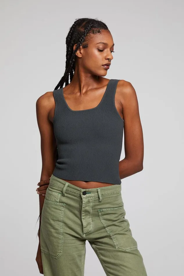 Womens Chaser Brand Tops Maizy Licorice Tank