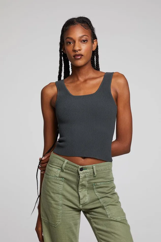 Womens Chaser Brand Tops Maizy Licorice Tank