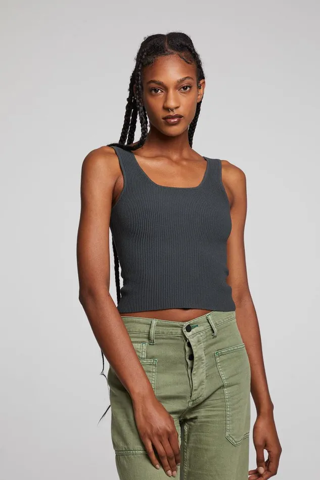 Womens Chaser Brand Tops Maizy Licorice Tank