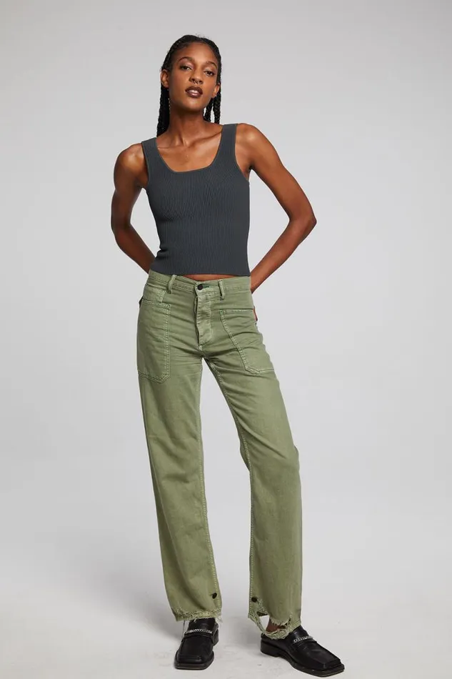Womens Chaser Brand Tops Maizy Licorice Tank