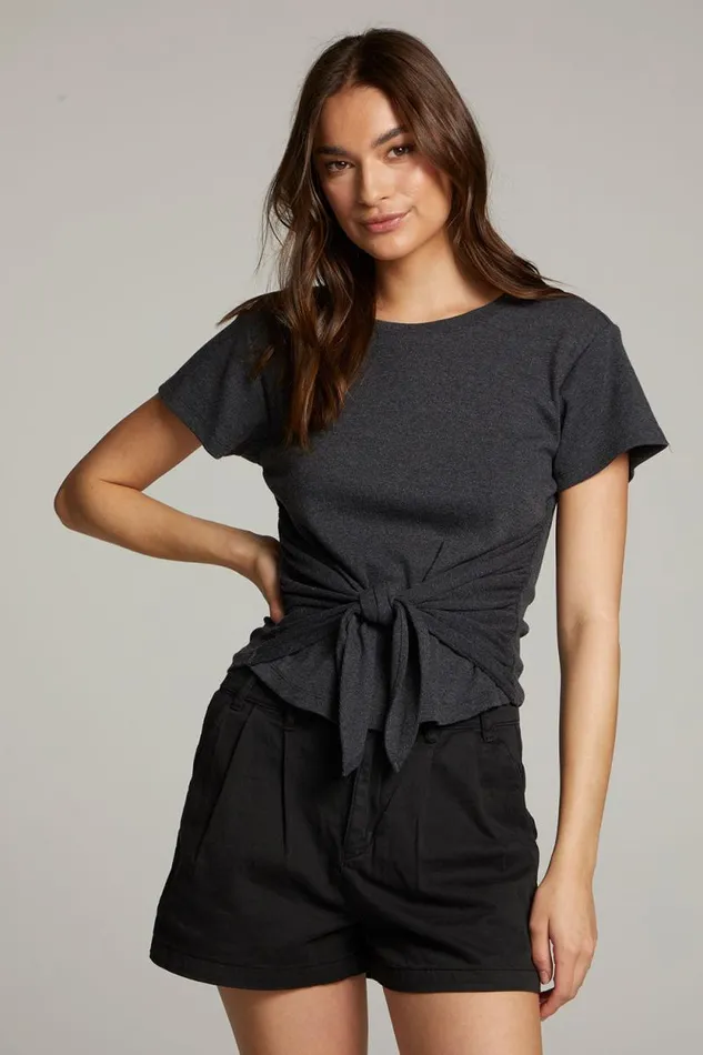 Womens Chaser Brand Tops Mia Black Top