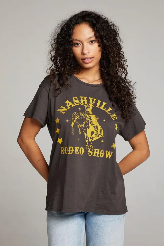 Womens Chaser Brand Tops Nashville Rodeo Tee