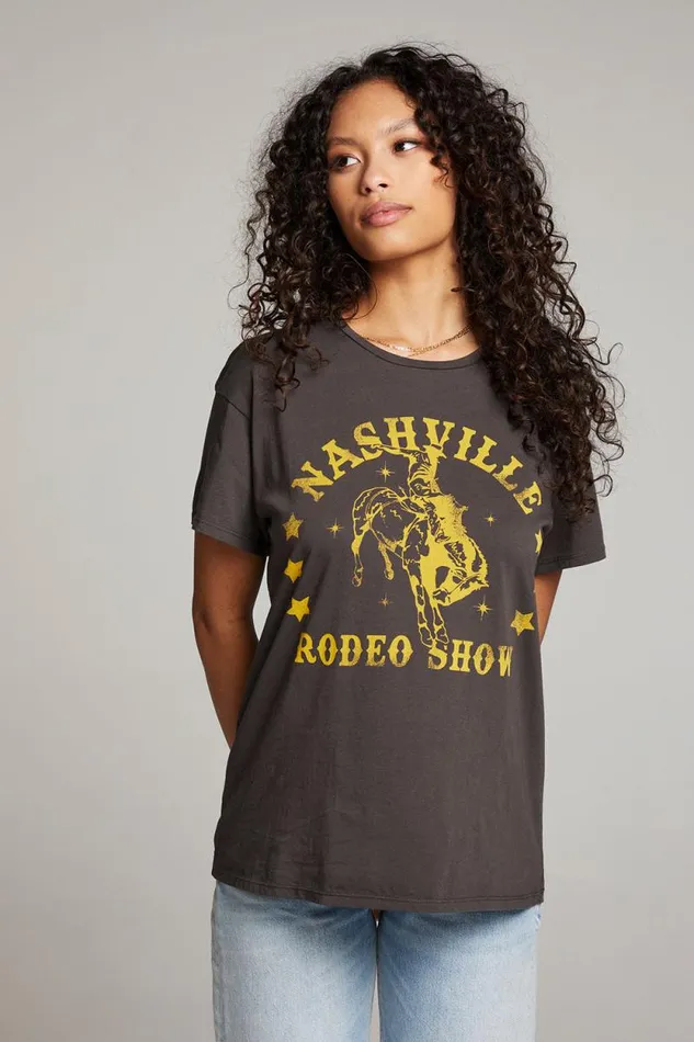 Womens Chaser Brand Tops Nashville Rodeo Tee