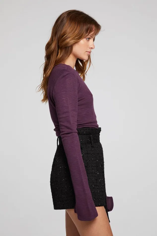 Womens Chaser Brand Tops Nyla Plum Perfect Blouse