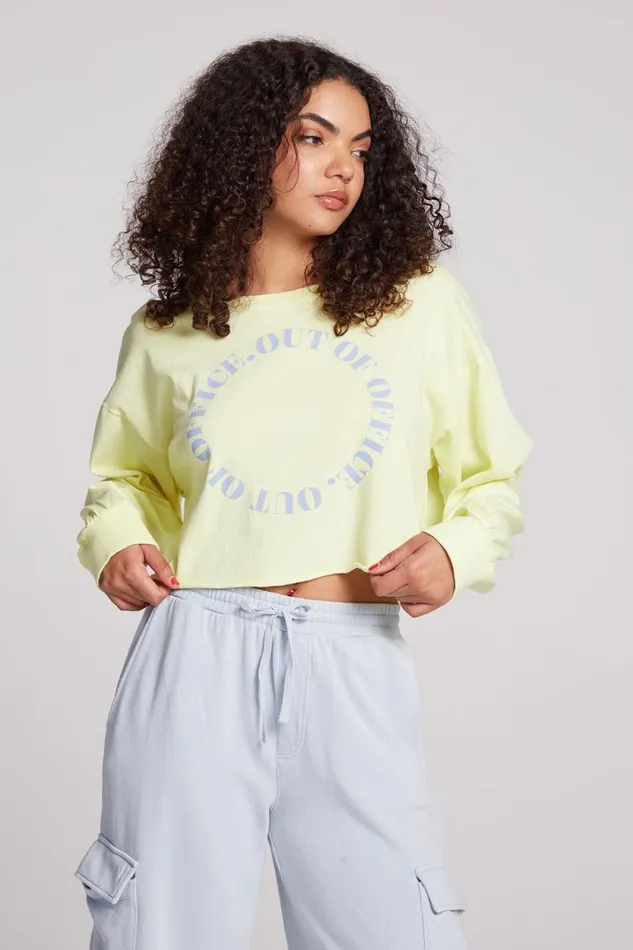 Womens Chaser Brand Tops Out Of Office Long Sleeve
