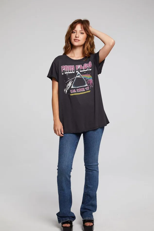 Womens Chaser Brand Tops Pink Floyd US Tour Sonoma Tee