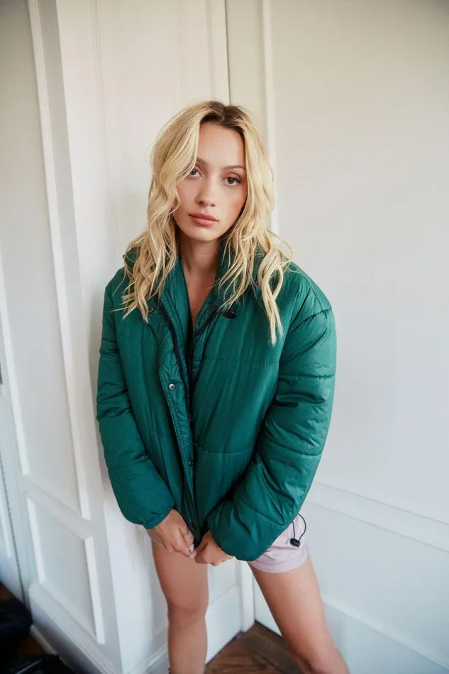 Womens Chaser Brand Tops Quilted Puffer Jacket